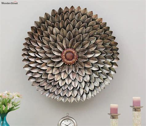 Buy Daisy Floral Metal Wall Art Online In India Wooden Street