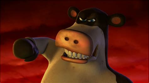 angry otis the cow otis the cow the barnyard classic memes