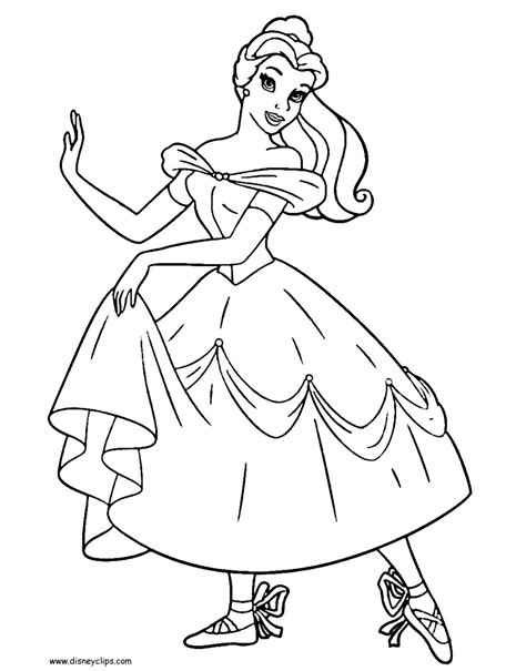 Have fun coloring this picture! Beauty and the Beast Coloring Pages | Disney's World of ...