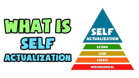 Self Actualization Importance Signs Reasons Benefits