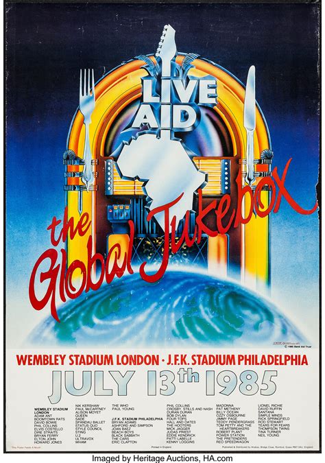 Live Aid: The Global Jukebox (Orbis Communications, 1985). Concert | Lot #51248 | Heritage Auctions