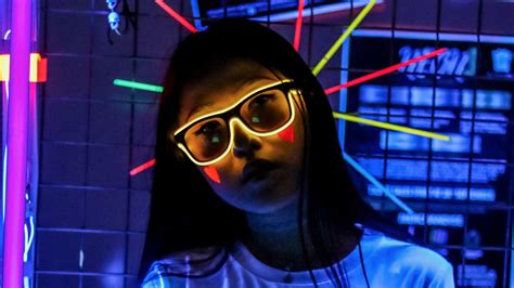 Neon Girl Wallpapers Top Free Neon Girl Backgrounds