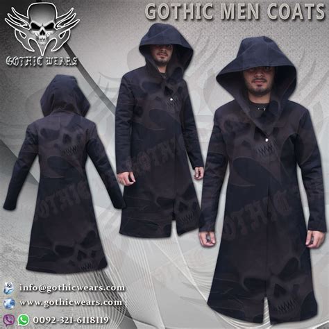 GOTHIC MEN,S COAT Artical No: GW-1109 Gothic Men Coats Gothic Women Coats Gothic Men Jackets ...