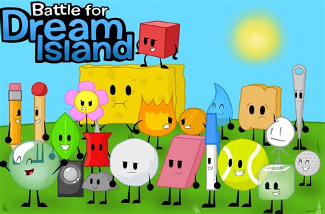 Re Draw Battle For Dream Island All Characters By