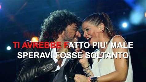 Francesco Renga Feat Alessandra Amoroso Lamore Altrove Karaoke Con