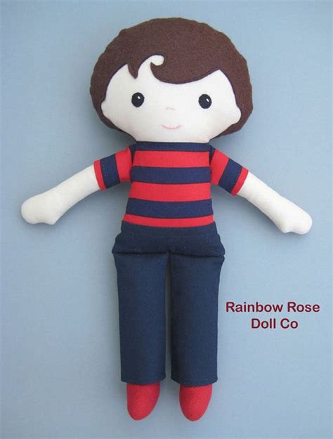 Boy Rag Doll Pattern Pdf Cloth Doll Pattern By Rainbowrosedollco Baby