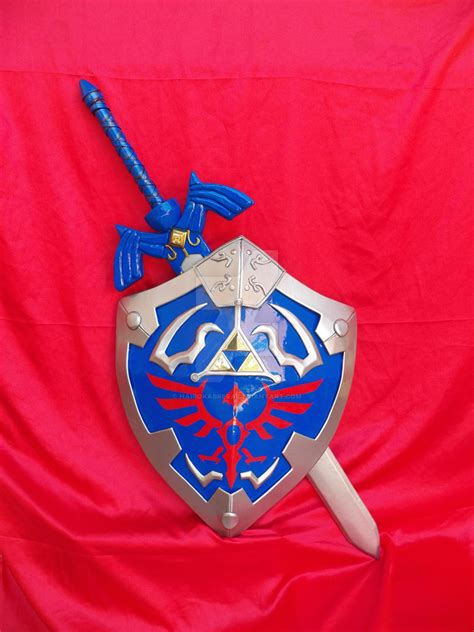 Master Sword And Hylian Shield By Hairokabrera On Deviantart
