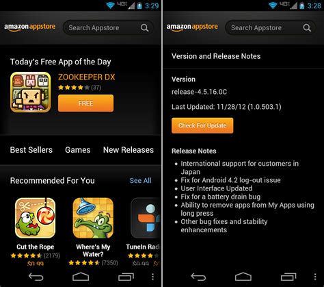 Download the app now and begin installing as many apps as you want and get along the trends around the world. Amazon Appstore Updated - Fixes Crazy Battery Drain Bug ...