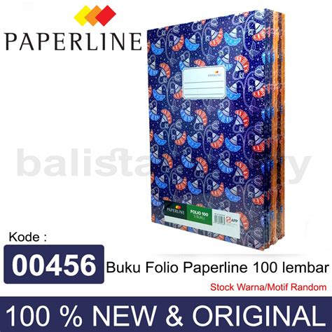 Jual Buku Folio Paperline Isi 100 Lembar Shopee Indonesia