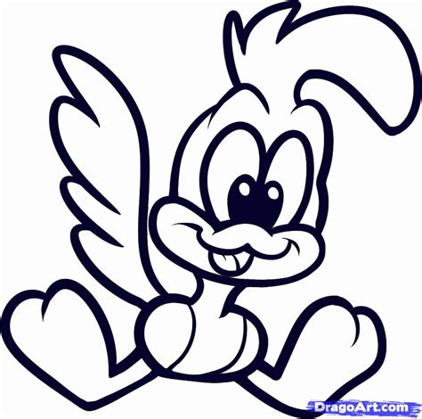 We all remember road runner from our childhood. Baby Looney Tunes Drawings - Coloring Home