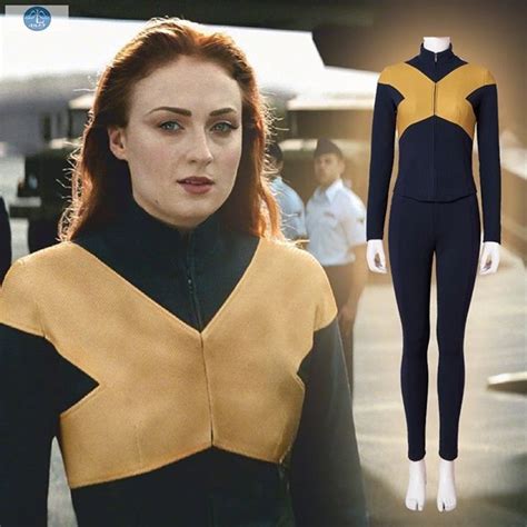 Jean Grey X Men Dark Phoenix Suit Cosplay Costume For Women 2019