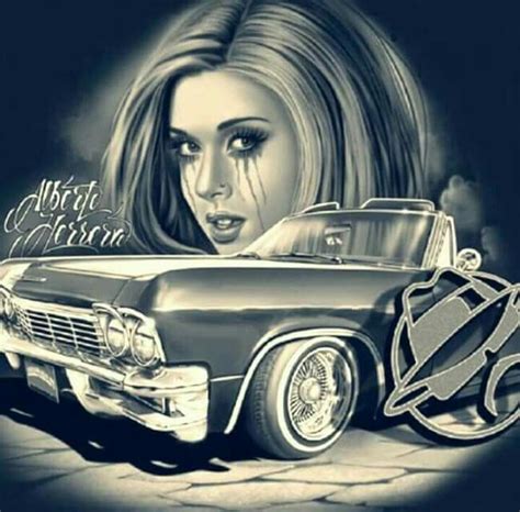 Chicano Lowrider Art Drawings Images And Photos Finder