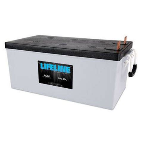 Lifeline Agm Deep Cycle Marine Battery Gpl 4ct Defender