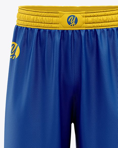 The uncompressed 3d model will be available for download as an archive after the item is purchased. Men's Basketball Shorts Mockup - Front View in Apparel ...