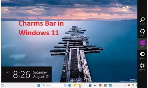 How To Add Charms Bar From Windows 881 To Windows 11