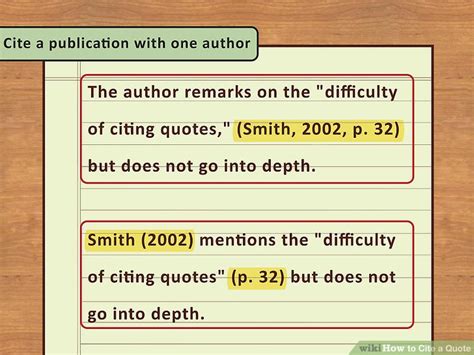 4 Easy Ways To Cite A Quote With Pictures Wikihow