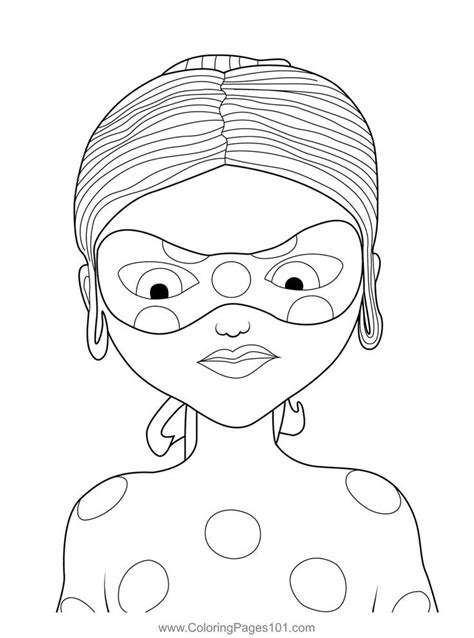 Miraculous Ladybug Coloring Page Ladybug Coloring Page Noir Color My