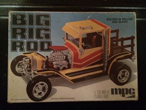 Model Kit Box Art Big Rig Rod Model Truck Kits Model Cars Kits