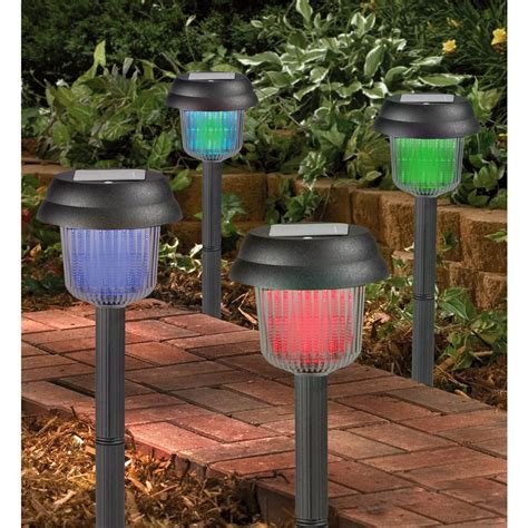 4 Color Changing Solar Lights 158840 Solar And Outdoor Lighting At
