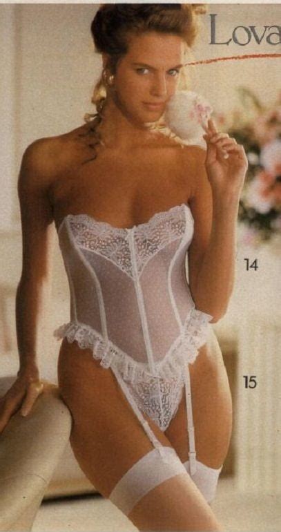 Sexy Lingerie Catalog Classic Play Women Wearing Vintage Underwear 20