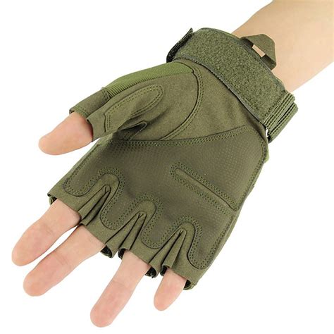New Outdoor Tactical Army Half Finger Gloves Paintball Shooting Air Gun