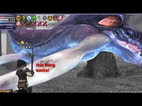 Final Fantasy XI Warrior Vs Shockmaw Geas Fete T3 Escha Zi Tah Solo