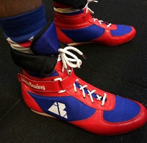 Adamsboxing Color Way Boxing Boots Redblue Fight