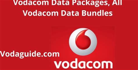 Vodacom Data Packages 2023 All Vodacom Internet Bundles