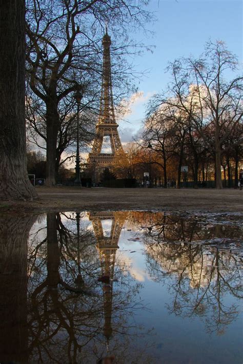 Untitled By Eric Gagneraud On 500px Eiffel Tower Reflection From The
