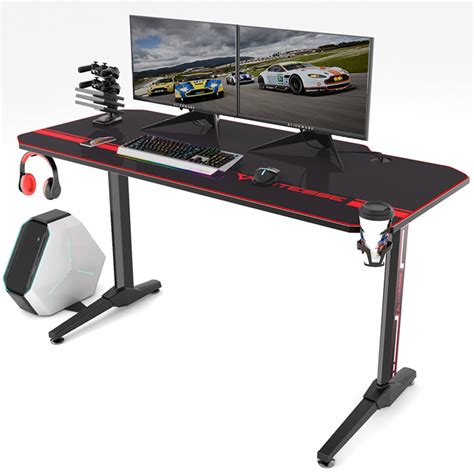 Buy Vitesse 55 Inch Gaming Desk Gaming Computer Desk Pc Gaming Table