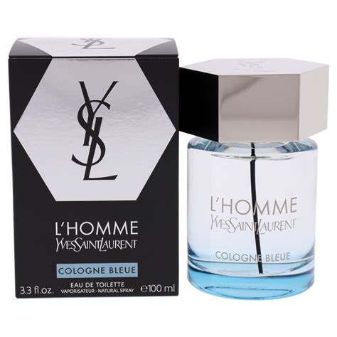 L Homme Cologne Bleue By Yves Saint Laurent For Men 34 Oz Edt Spray