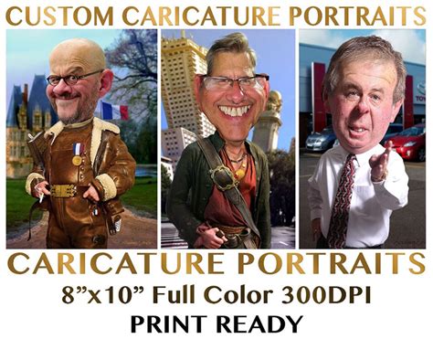 Rodney Pike Art Custom Caricature Portraits Now Available