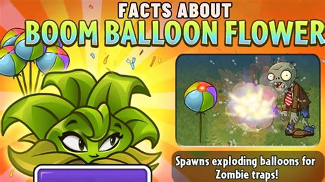 Facts About Boom Balloon Flower From Pvz2 Youtube