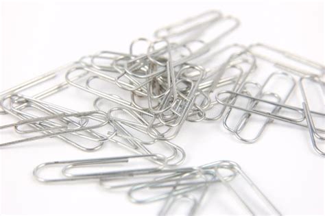 Paper Clips 3 Stock Photo Image Of Bend Silver Document 12202544