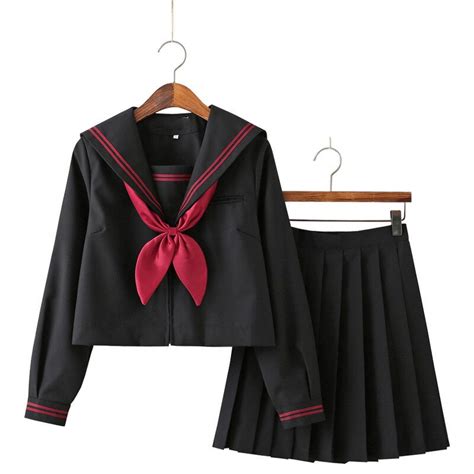 Costumes Women Jk Japanese Sailor High School Uniform Suit Skirt