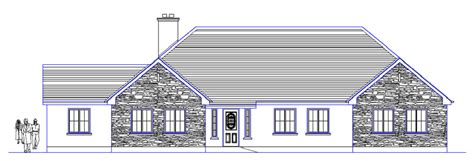 Riocht Bungalow House Plan Architectural Designed Blueprint Homeplan