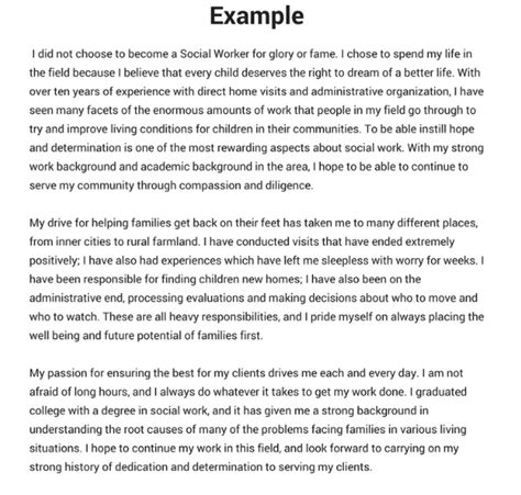 What Is An Example Of A Good Personal Statement Quora