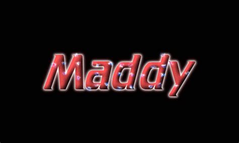 Maddy Лого Бесплатный инструмент для дизайна имени от Flaming Text
