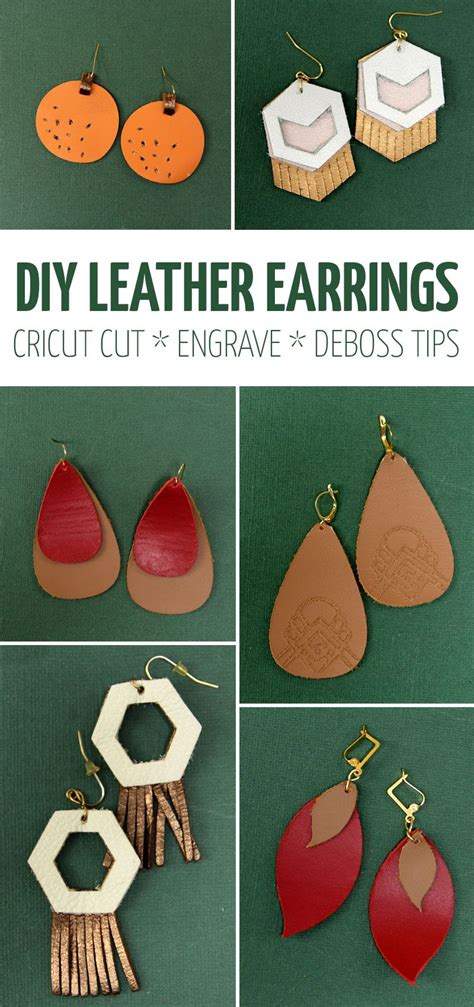 Learn How To Make Diy Leather Earrings Similar To Those Joanna Gaines