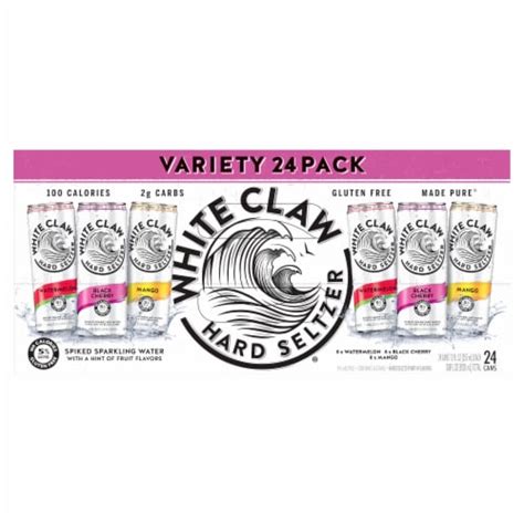White Claw Hard Seltzer Variety Pack 24 Cans 12 Fl Oz Fred Meyer