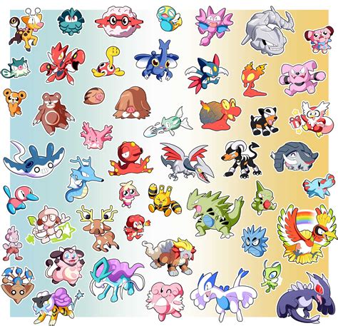Pokemon 193 210 Super Sticker Collection Johto Edition Etsy