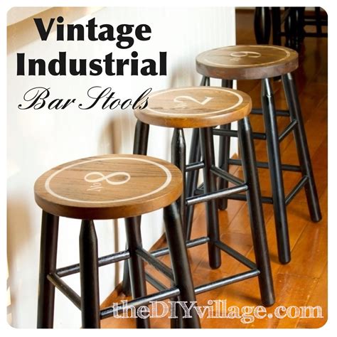 Vintage Industrial Diy Bar Stools The Diy Village