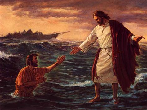 He and the other disciples had been straining against the waves and wind all night long when jesus appeared to them, walking on the water. Walking on Water | Catholicism Pure & Simple