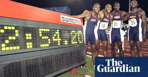 Usas 4x400m Relay World Record Scrapped Olympics 2008 The Guardian