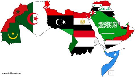 البودكاست العربي | مجتمع البودكاست العربي. A map of the Arab World with flags png | Png Vectors, Photos | Free Download Pngpedia