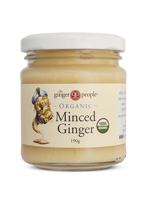 Ginger Minced Organic 190g