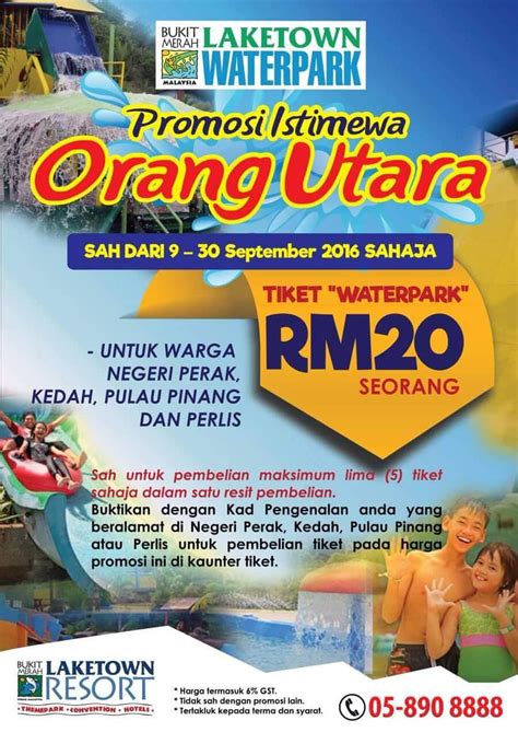 Bukit merah laketown resort's laketown waterpark has 14 attractions in the park including waterpark will be closed 15 minutes before the published closing time. SZ on Twitter: "Bukit Merah Laketown Waterpark buat ...