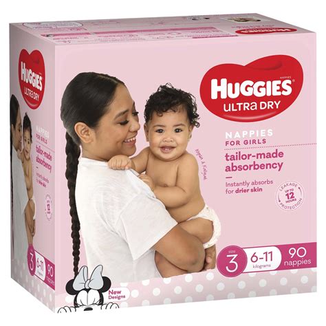 Buy Huggies Ultra Dry Nappies Jumbo Pack Size 3 Crawler Girl At