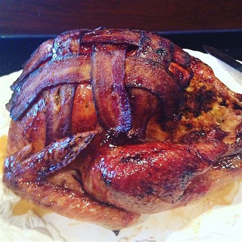 Maple Roasted Turkey With Sage Bacon And Cornbread Stuffing — Charnopia