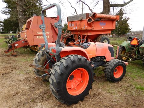 Kubota Mx5100 Farm Tractor Vinsn156501 Mfwd Roll Bar